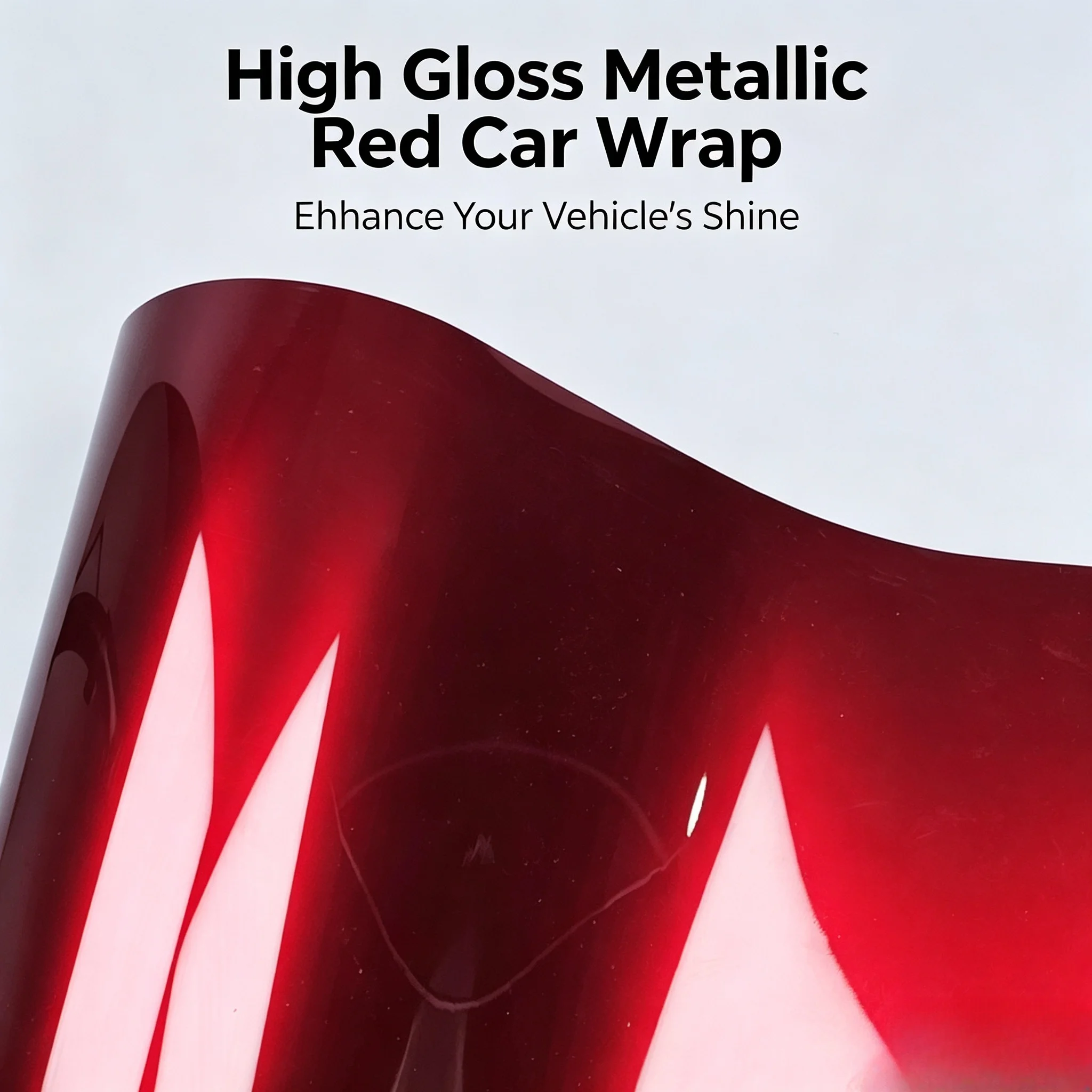 

Виниловая пленка для оклейки авто с эффектом жидкого металла, глянцевая, красная, для тюнинга экстерьера автомобиля