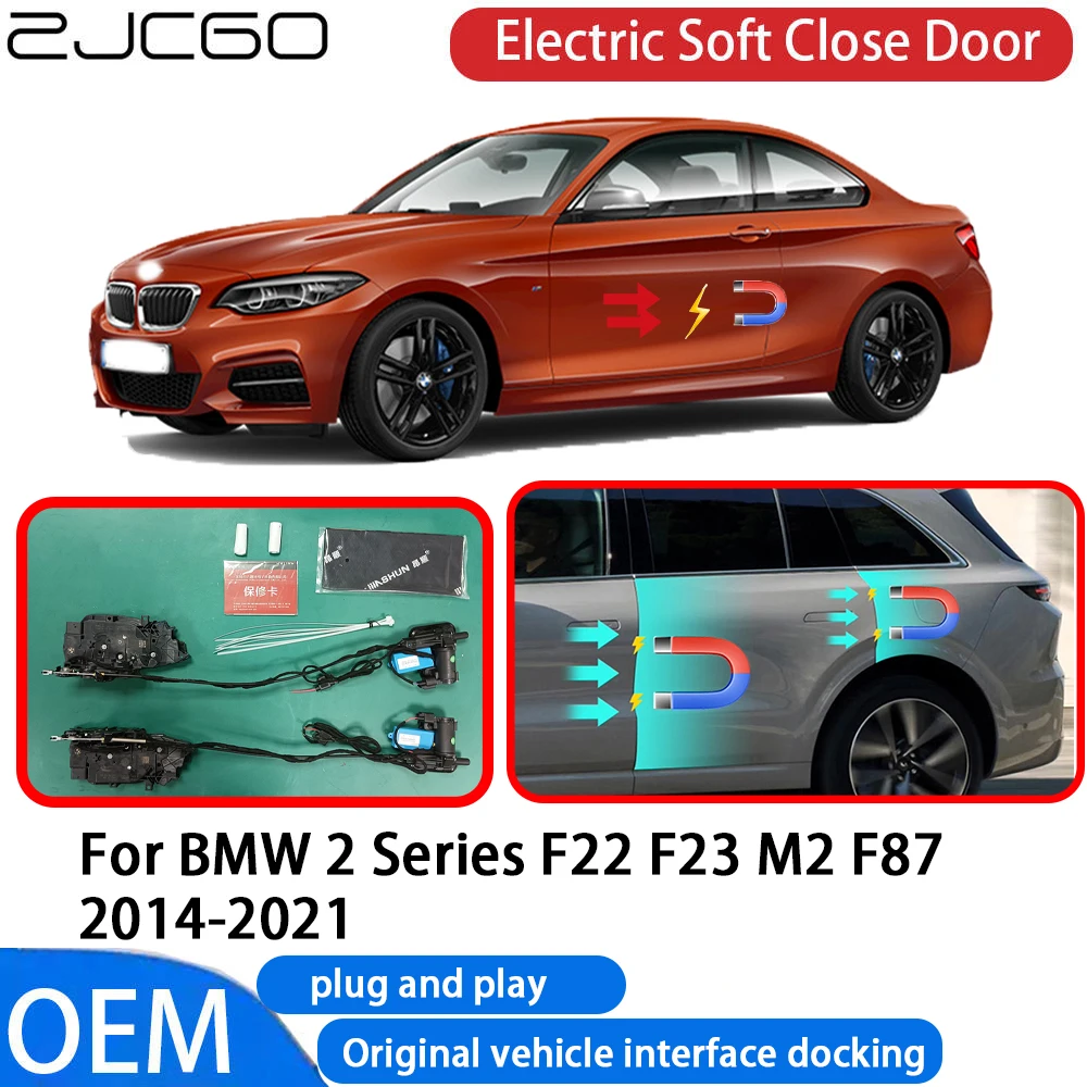 

for BMW 2 Series F22 F23 M2 F87 2014-2021 Car Automatic Electric Soft Close Door Closer System OEM Plug and Play Comfort Closing