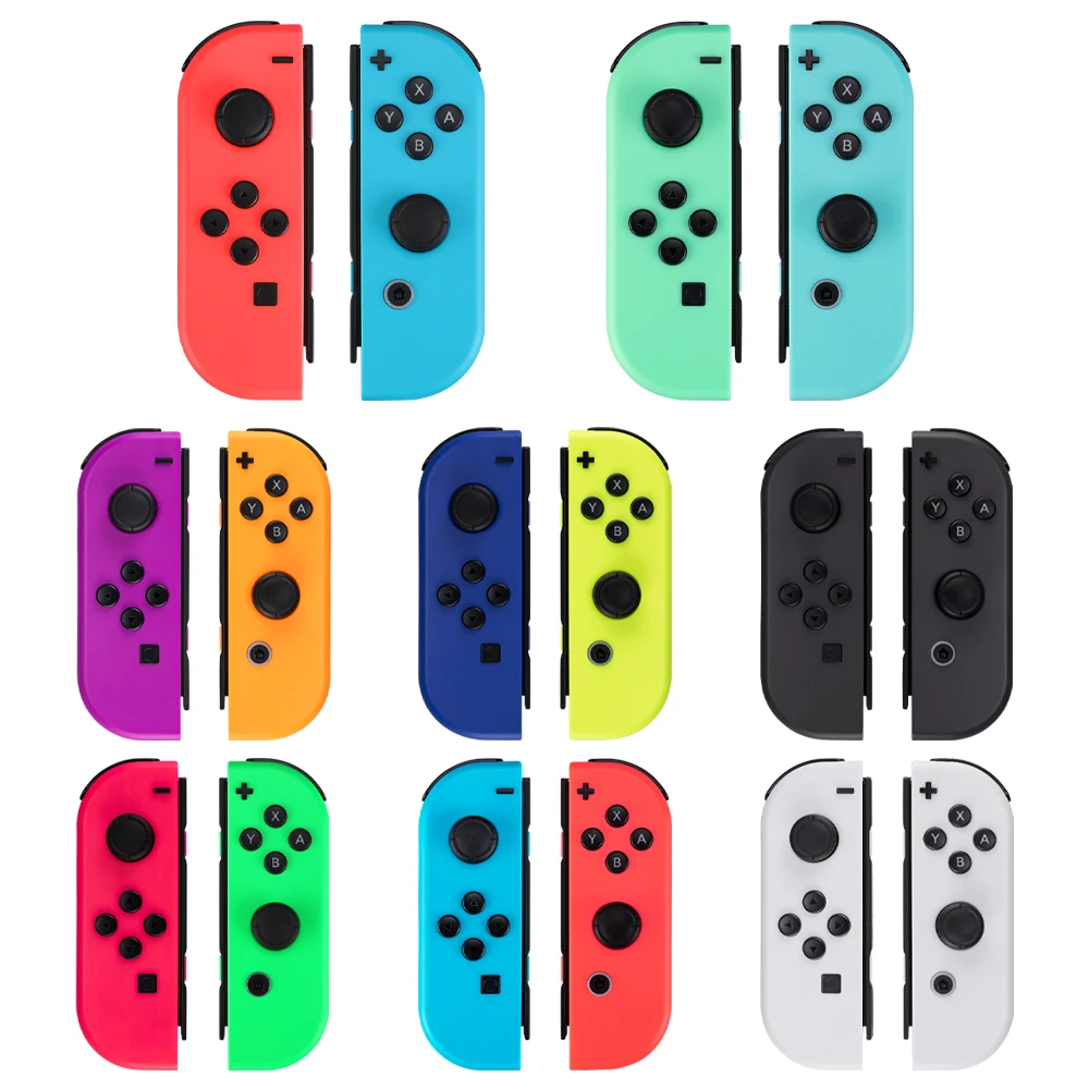 وحدة تحكم متوافقة مع BT Joypad لجهاز نينتندو سويتش عصا التحكم لوحة ألعاب لاسلكية L/R وحدة تحكم الألعاب Joy Pad Turbo Vibration Wake Up