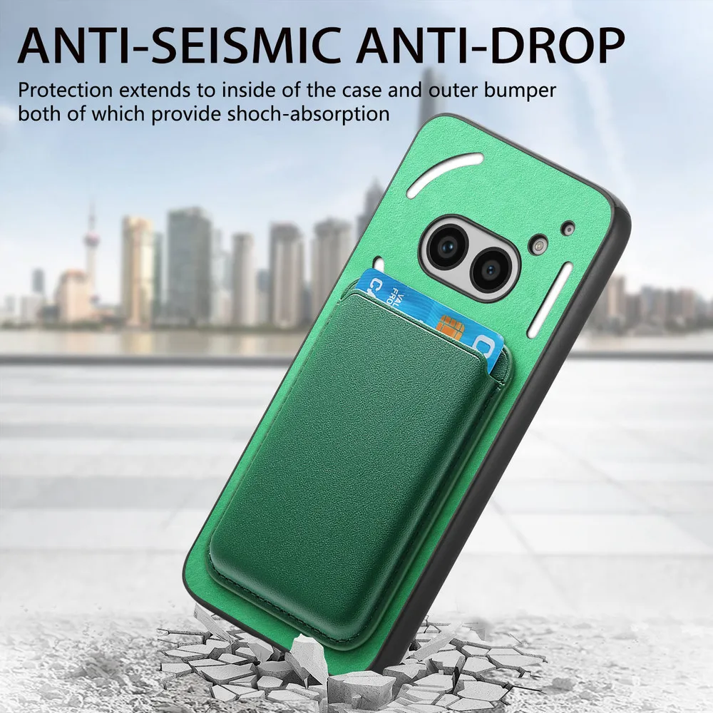 For Nothing CMF Phone 1 5G 2In1 Detachable Leather Card Case For Nothing Phone 3A Pro 2A Magnet Back Cover Phone2A Plus Funda - Image 4