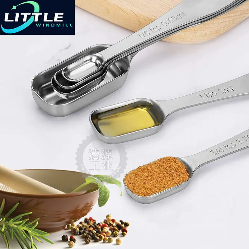 

1 set of measuring spoon Durable General powdered sugar flavor Restaurant baking tool