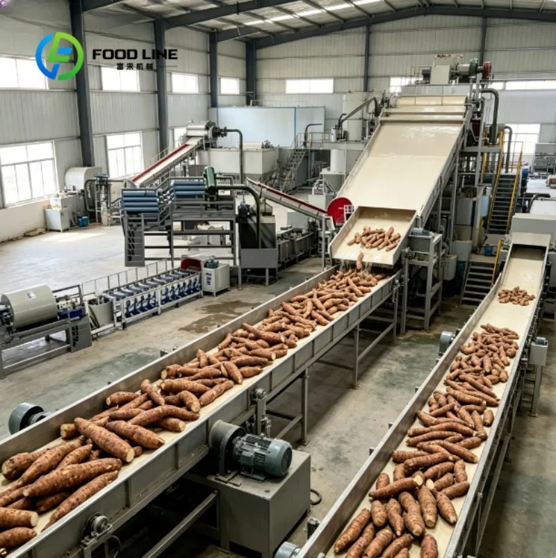Automatic Starch Production Line High Capacity Starch Manufacturing Equipment for Food Processing Factories