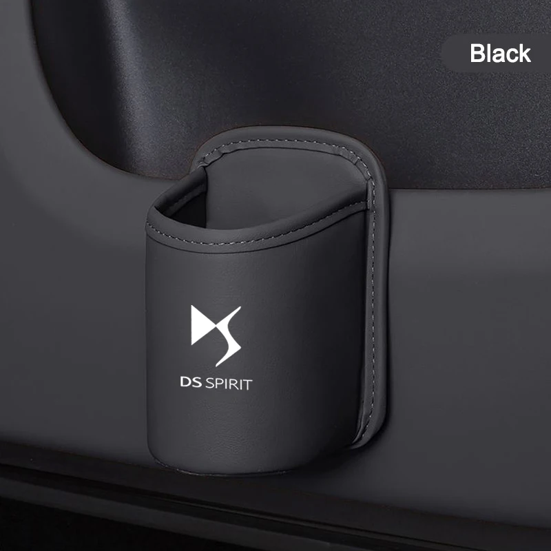 

Car Door/Seat Water Cup Holder Back Seat Drink Rack Leather Storage Box For Citroen DS Spirit DS3 DS4 DS5 DS6 DS7 Crossback DS9