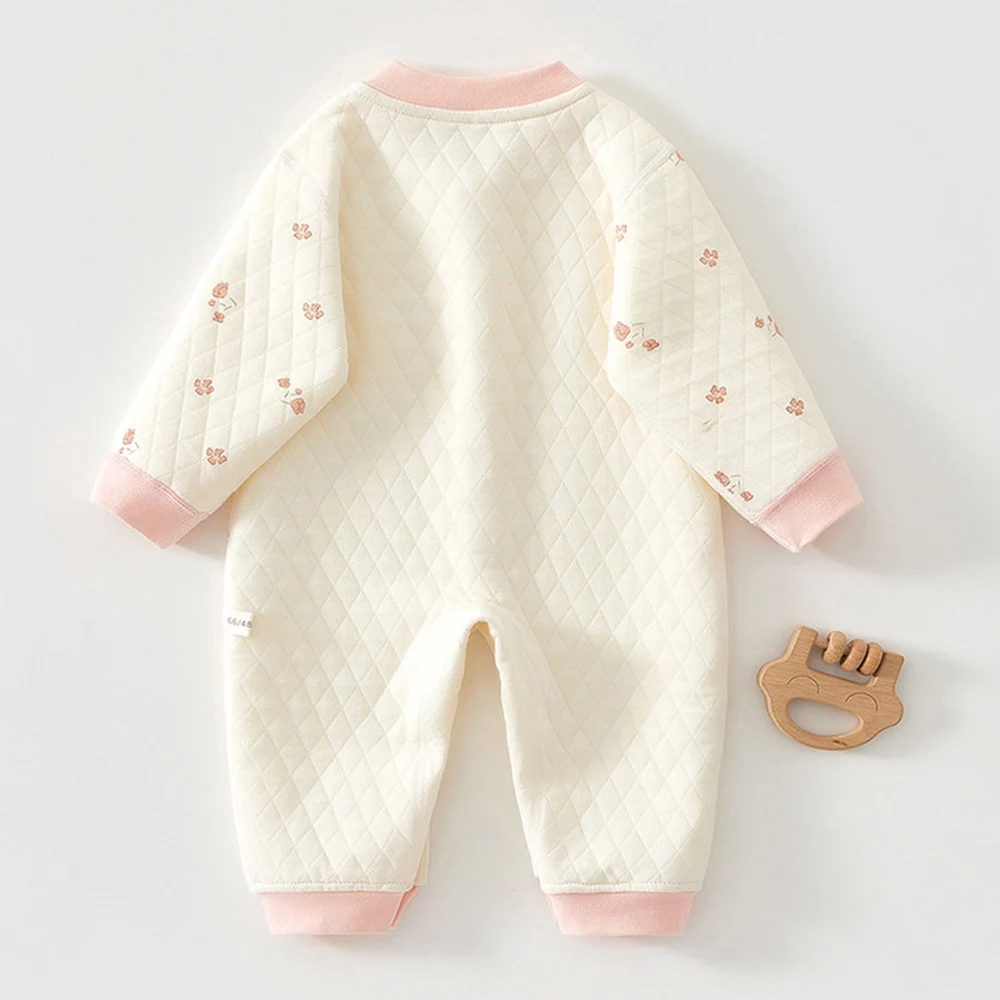 طفلة هالوين الزي مبطن الخريف الدافئ الطفل السروال القصير طويلة الأكمام الأزهار الرضع الشتاء الملابس عيد الميلاد حللا جديد 2026 #2