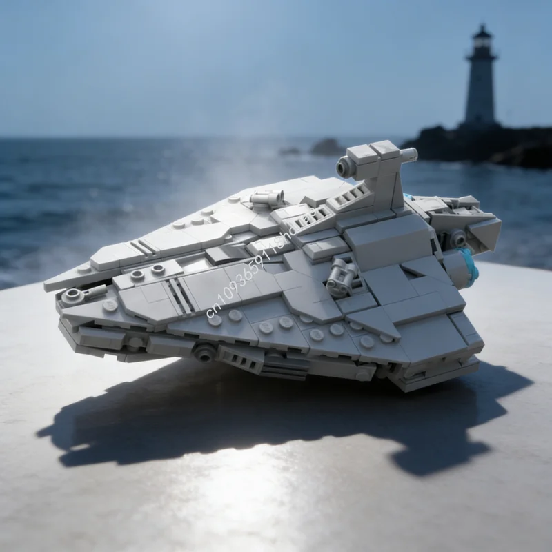 353 stks MOC Star Battle Imperial Acclamator Class Assault Ship Model Bouwstenen Architectuur Speelgoed Kerstcadeau Baksteen Kinderen