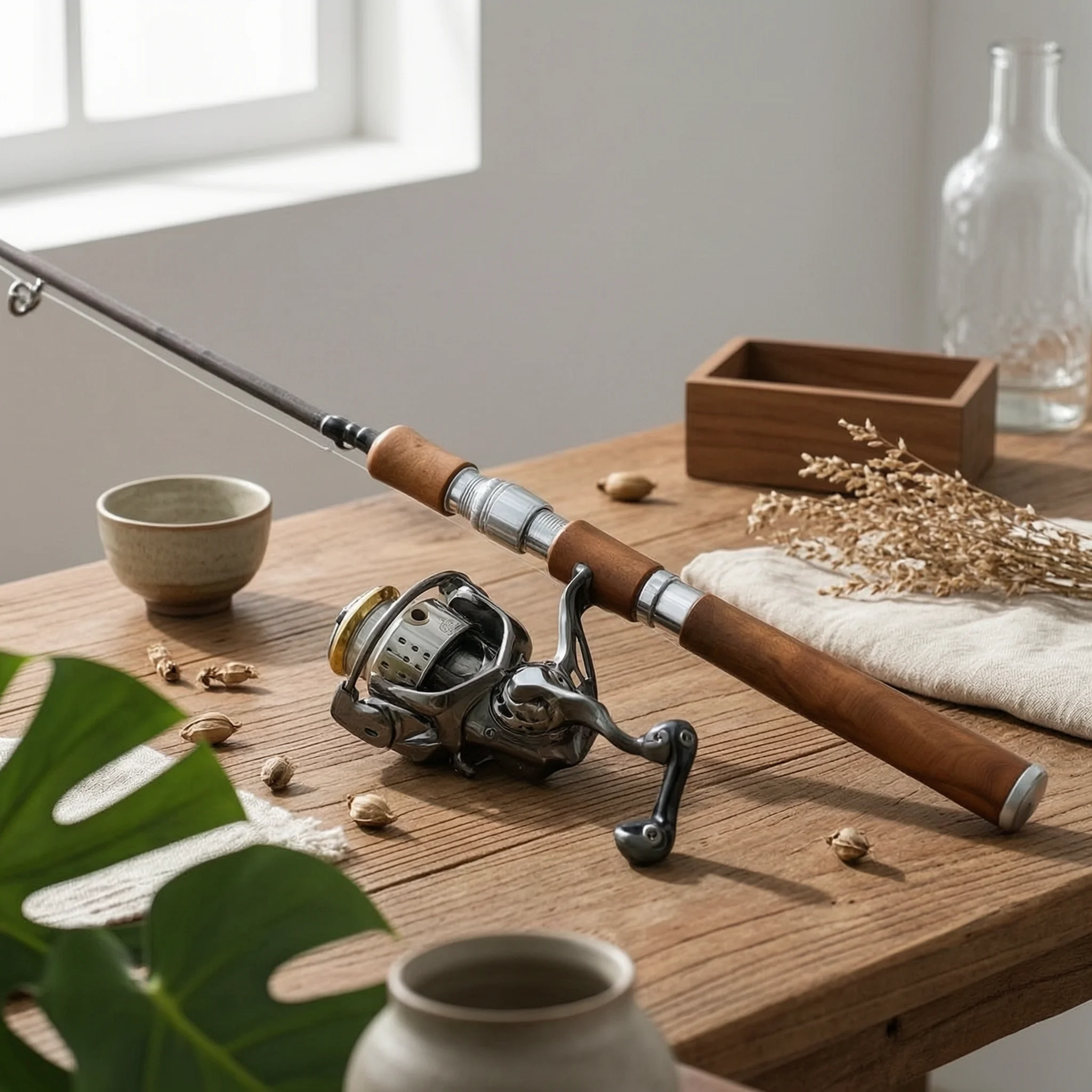 lure-fishing-rod-with-wooden-handle-medium-fast-action-carbon-fiber-fishing-rod-lightweight-long-lasting-for-anglers
