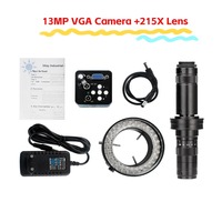 4K 2K 1080P HDMI USB VGA  Industrial Camera Microscope Camera  0.7X-4.5X C-mount Lens 50mm For Magnifier Electronics Repairing