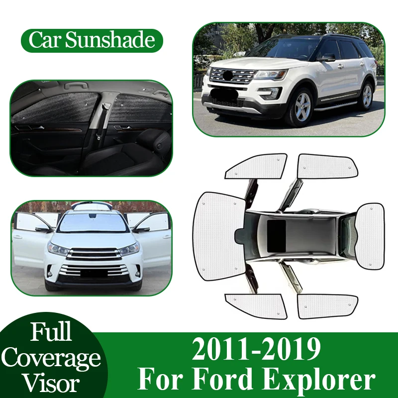 

Car Coverage Sunshade For Ford Explorer MK5 U502 2011 2012 2013~2019 Anti-UV Window Sunshade Cover Protection Board Auto Visor