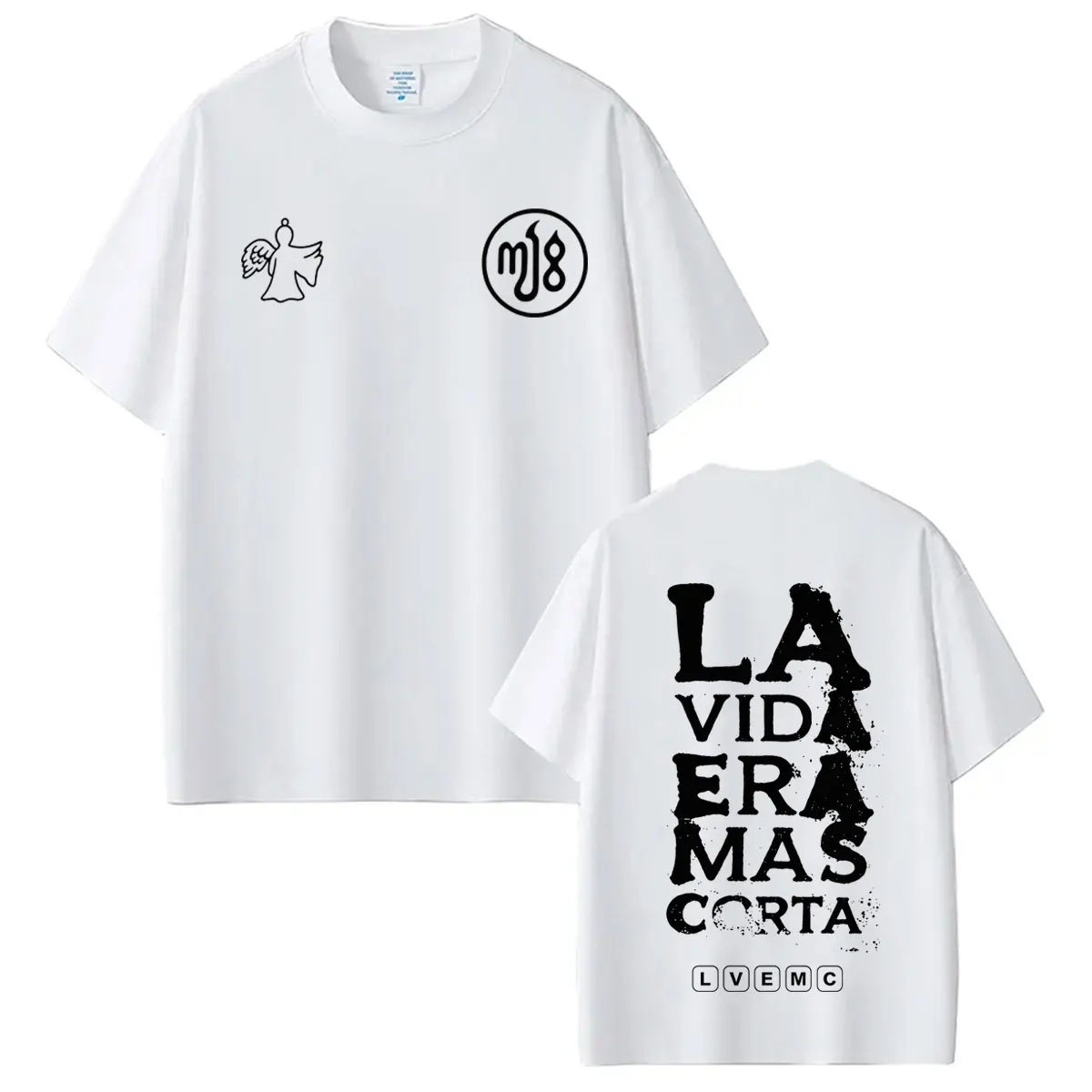 Rapper Milo J La Vida Era Mas Corta LVEMC Album Tour 2026 Graphic T-shirts Men Women Loose Casual Oversized Cotton T-shirts