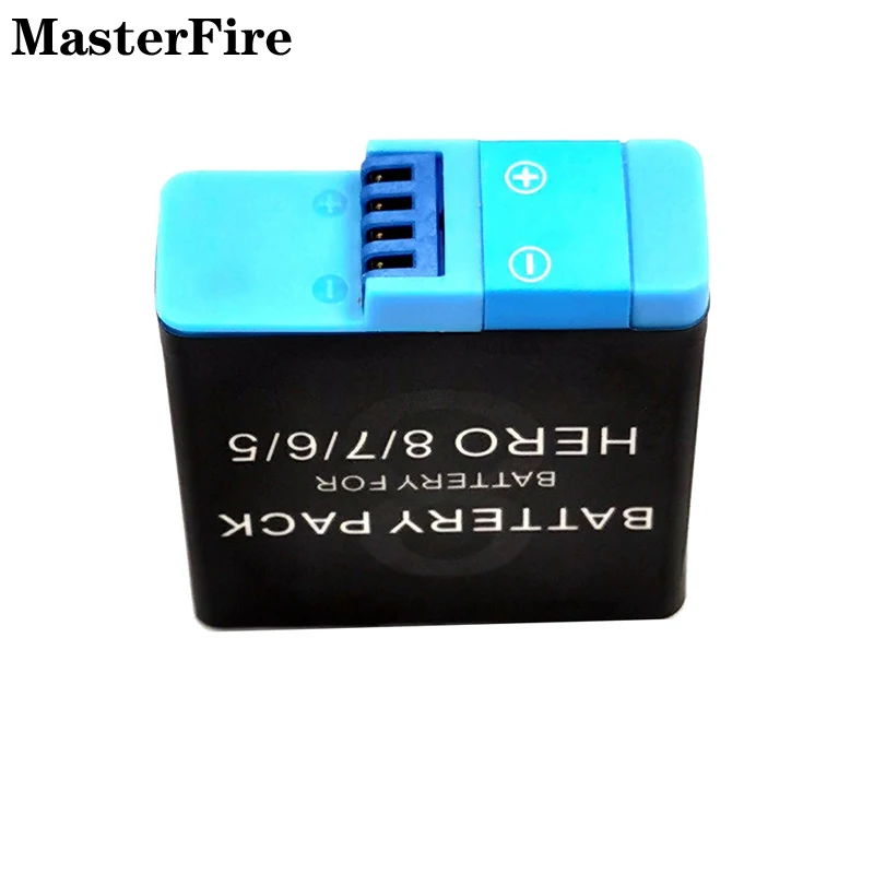 GoPro ゴープロ 8 黒 AHDBT-801 1220mah バッテリー GoPro ヒーロー 8 ヒーロー 7 ヒーロー 6 ヒーロー 5 電池アクションカメラアクセサリー