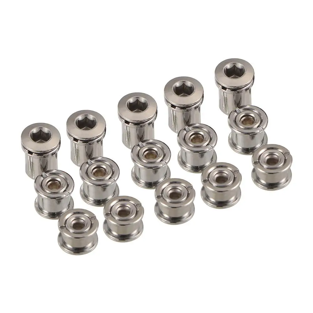 

Road Bike 5pcs Bicycle Accessories Crank Nuts Chainring Chainwheel Bolts Disc Plate Nail Screws Crankset Bolts Dental Disc Nail