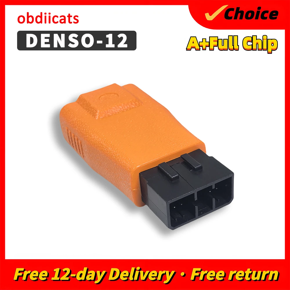 A+ Quality OBD Truck Cable Adapter for Denso 12pin Heavy Truck Connector Diagnostic Cable For Denso 12pin Cable Adapter