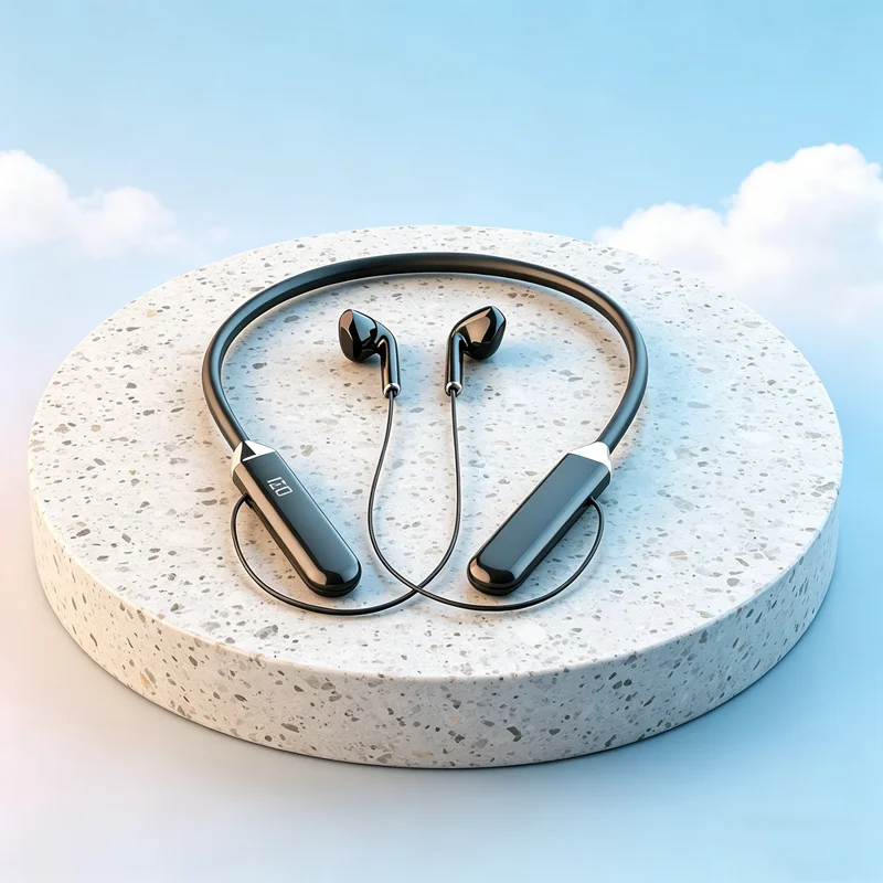 Fones de Ouvido Sem Fio Magnéticos TWS com Bluetooth 5.3, Headset Esportivo à Prova d'Água com Microfone