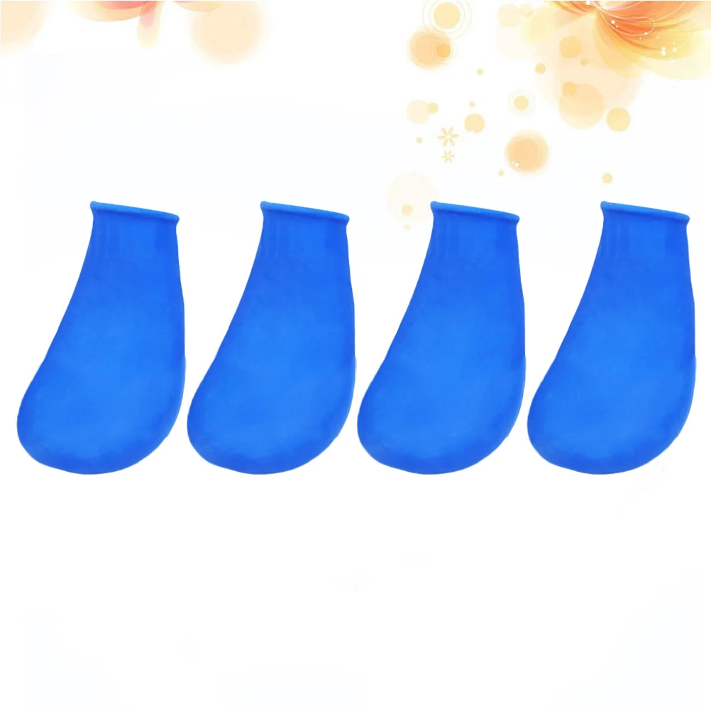 방수 미끄럼 방지 신발 커버 4개 세트 이미지