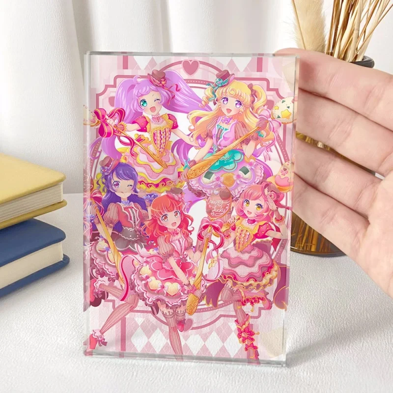 Anime Pretty Rhythm  12cm Cosplay Acrylic Figure Transparent Desk Figure Kids Collection Toy 7409