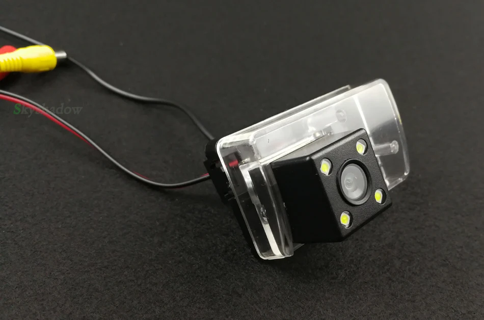 Wireless Car CCD Rear Camera Fisheye 8 12 Led Dynamic Night Vision For Peugeot 206 207 306 307 308 406 407 5008 Partner Tepee