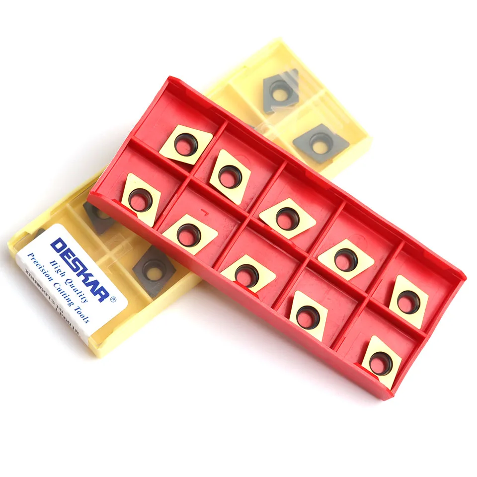 DESKAR XDHW09T310 XDHW060210 LF6018 LF6028 100% الأصلي قاطعة المطحنة أداة آلة خرط تعمل بالتحكم الرقمي بواسطة الحاسوب كربيد إدراج قاطعة المطحنة إدراج