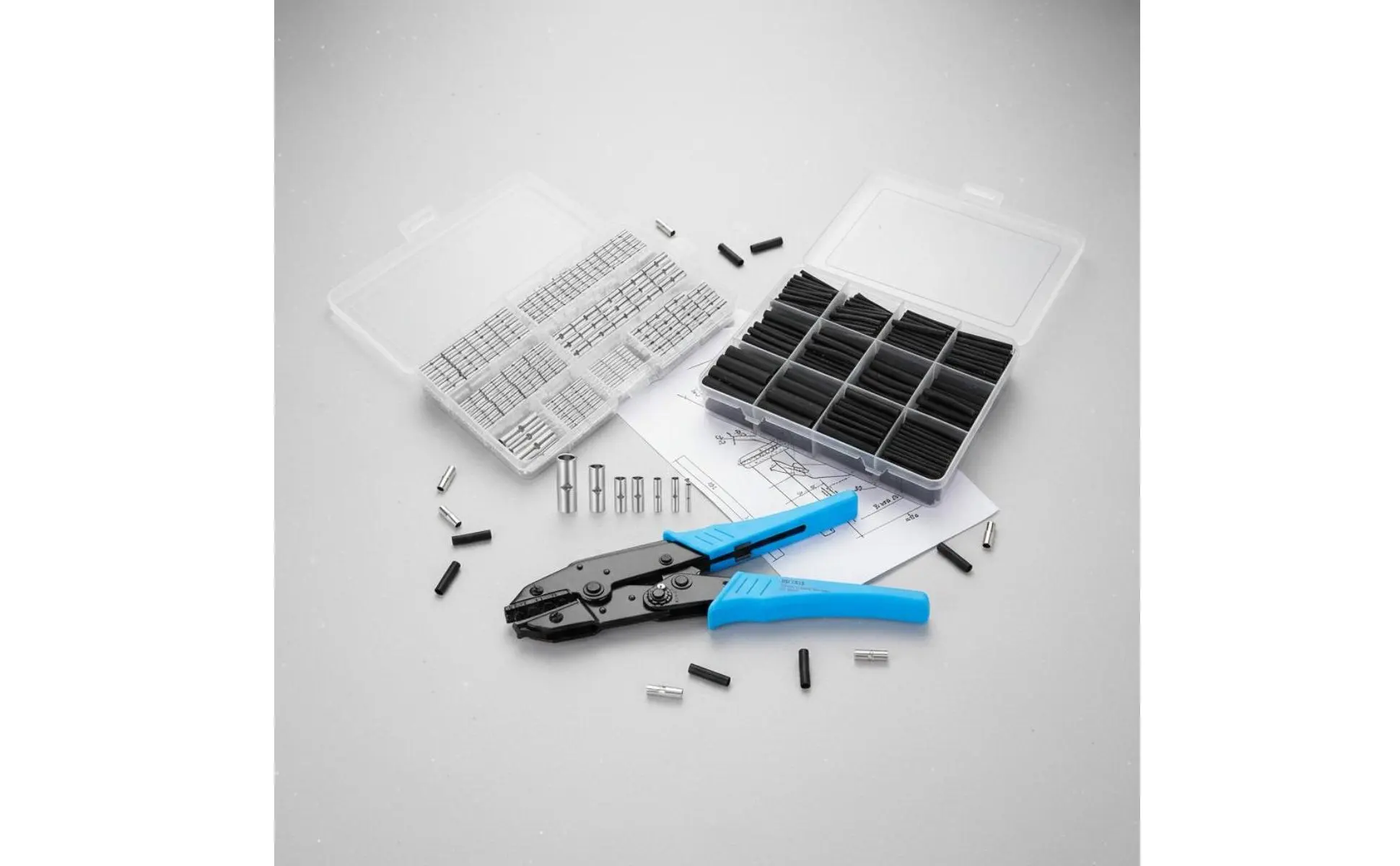 Non-Insulated Butt Connector Set Color Coded Butt Splice Connector Electrical Hardware Adhesive Lined Corrosion Resistant Non-Insulated Butt Connector Set Color Coded Butt Splice Connector Electrical Hardware Adhesive Lined Corrosion Resistant