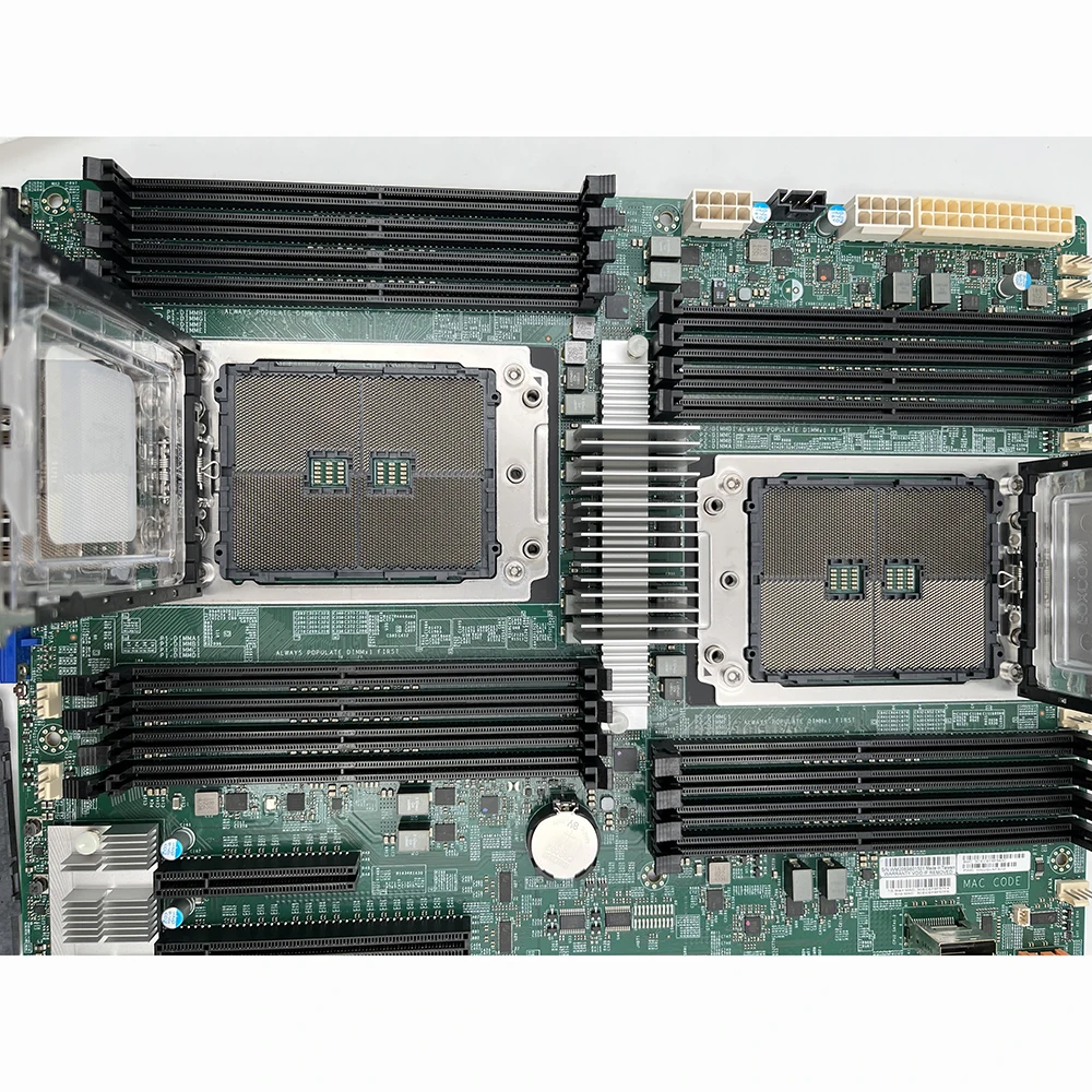 For Supermicro IPMI M.2 E-ATX Support 7542 7702 7742 Server Motherboard H11DSI