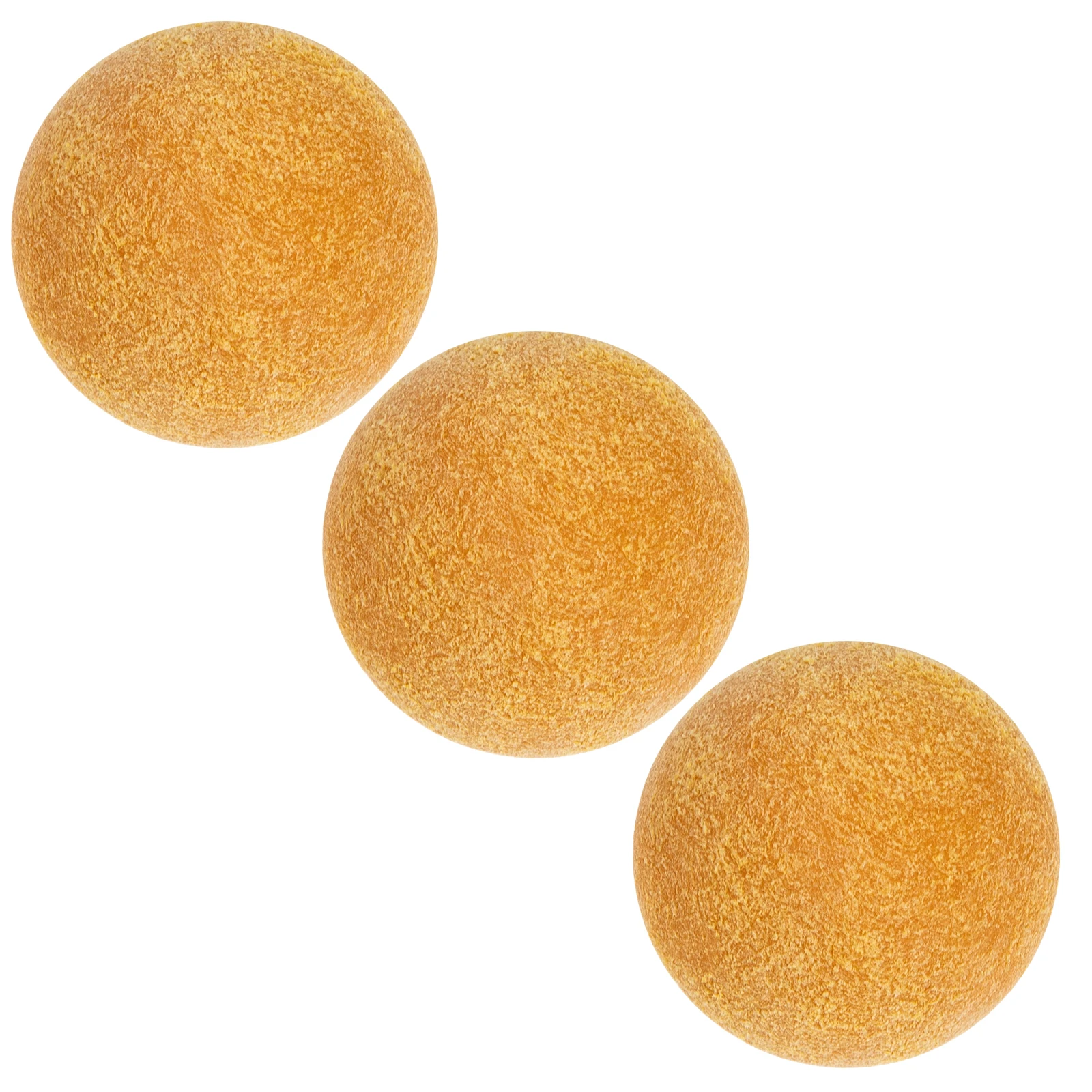

3pcs White Fuzzy Balls 36mm Table Soccer Fun Mini Foosball Game Accessories Kids Room Decor Wear Resistant Portable Replacement
