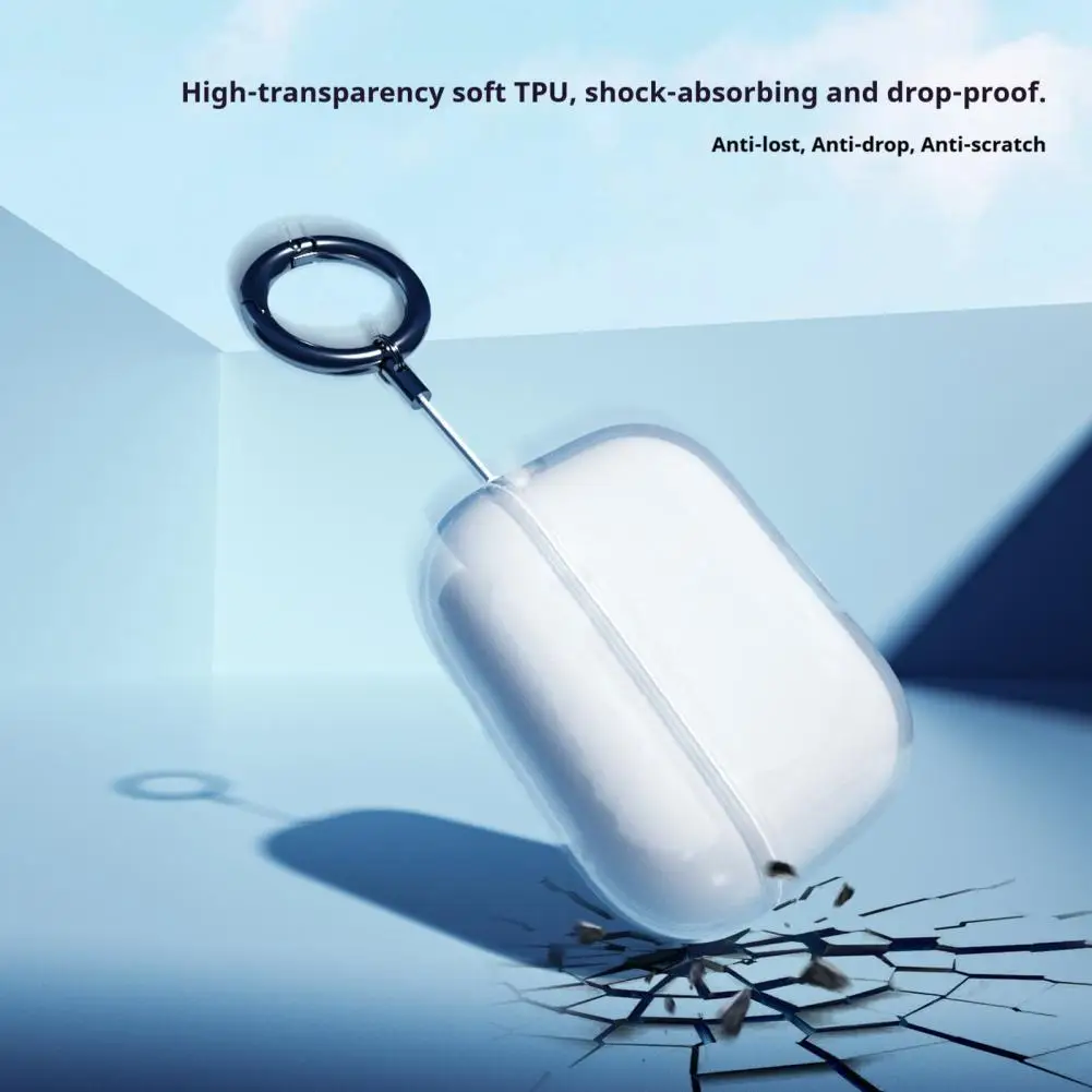Earbud Protective Case Tpu Protective Case for Airpods Pro 3 Charging Case Shockproof Earbud Cover Portable Wireless Earphone