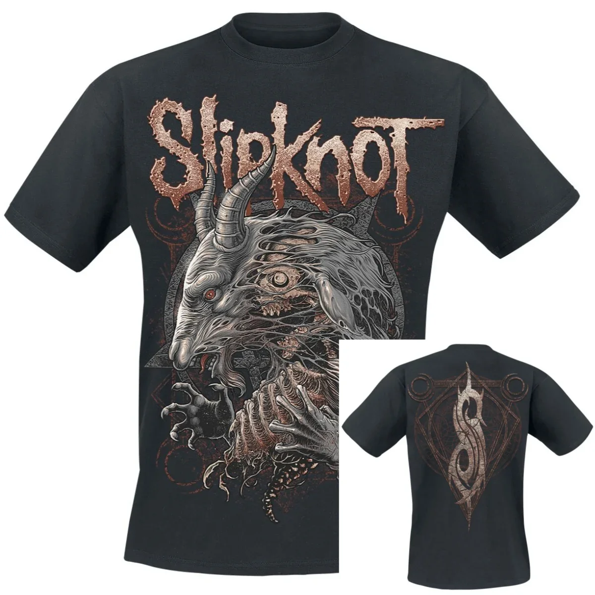 Logo Slipknot T-Shirt Herren Damen Band Grafik T-Shirt Baumwolle Sommer Top