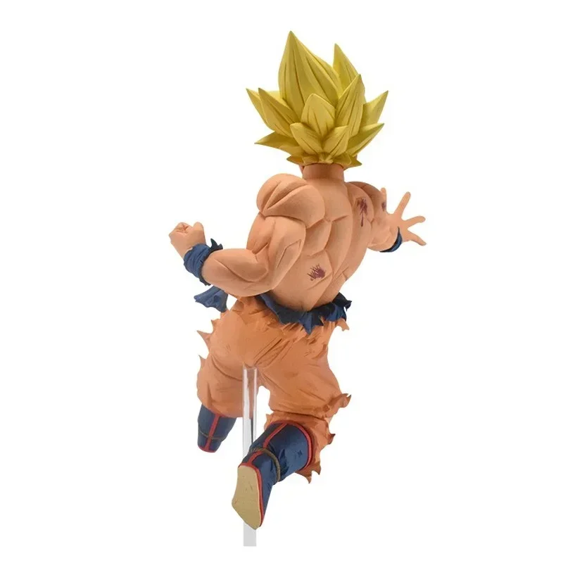 Bandai Dragon Ball Figure Burdock and Son Goku Anime Model Gift Father and Son Shock Wave Dolls Collectibles Children's Toys