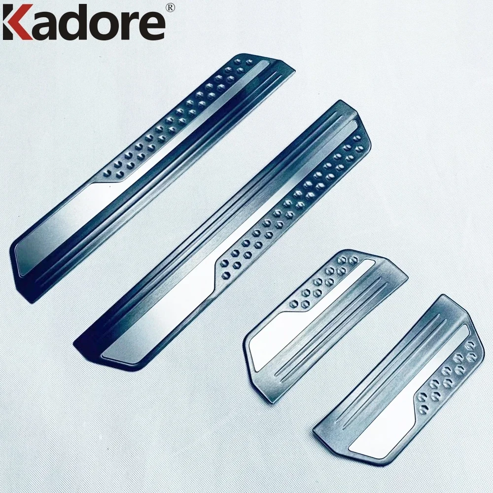 

For Honda HR-V Vezel 2021 2022 2023 2024 2025 Steel Door Sill Scuff Plate Cover Trim Threshold Protector Guard Car Accessories
