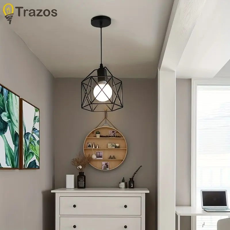 Simple Modern Industrial Loft Retro Chandelier Creative Personality American Cafe Stairway Hallway Iron Decorative Chandelier
