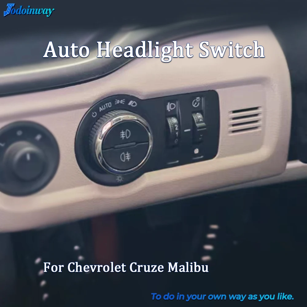 LED Headlight Switch Car Fog Light Button Beam Control Module Car for Chevrolet Cruze 2010 Malibu Orlando Aveo Accessories