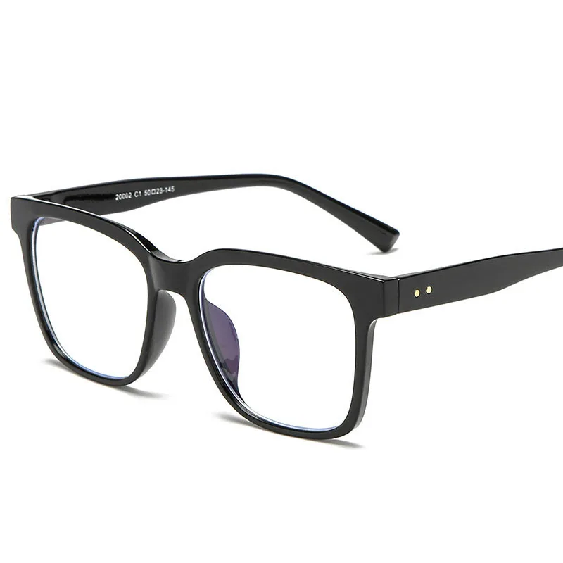 Fashion Trendy Glasses Women Square Shape Blue Light Blocking Computer Glasses Hot Selling Men's Glass