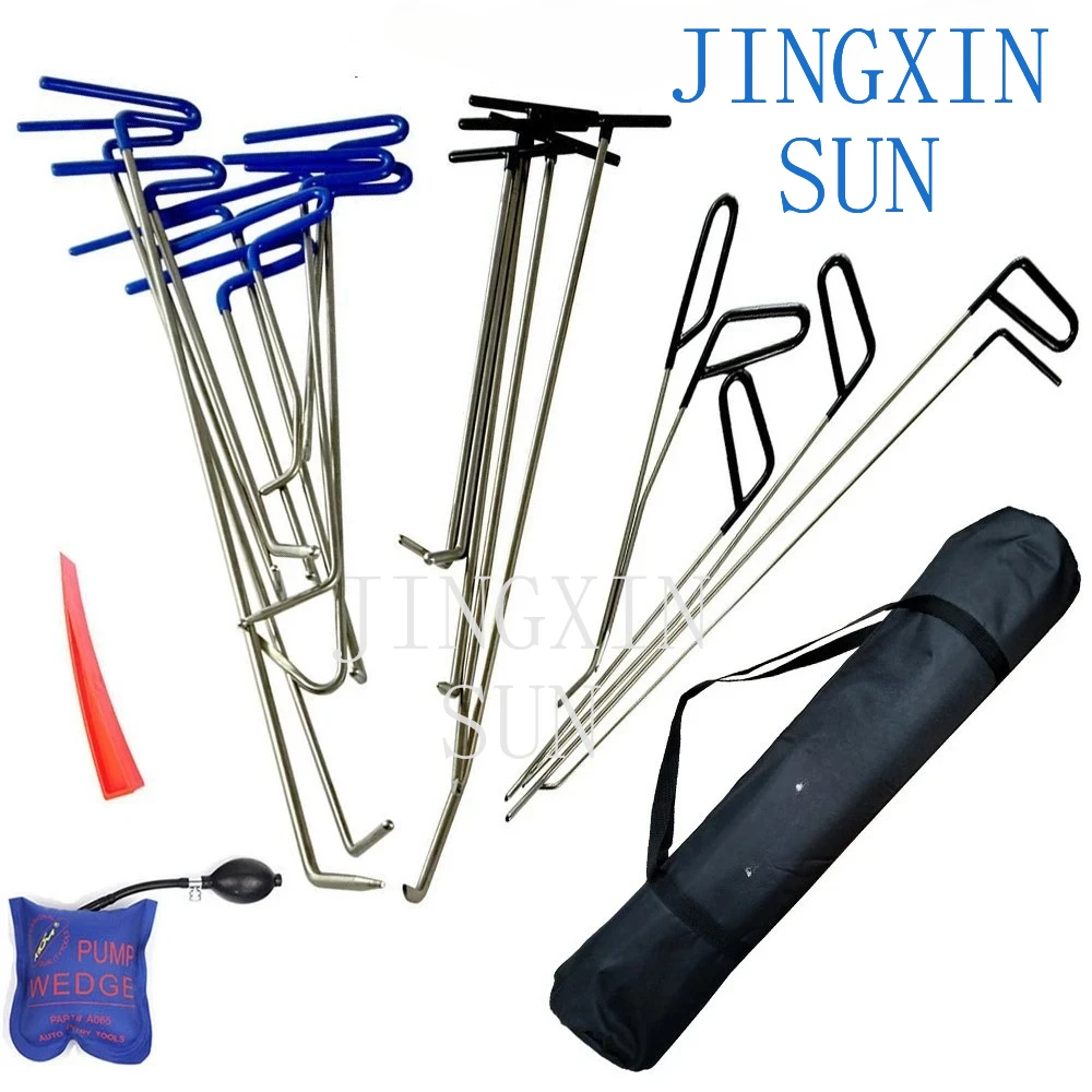 Car dent repair tools professional pull row pry bar hail dent pit no paint sheet metal scarless  tool