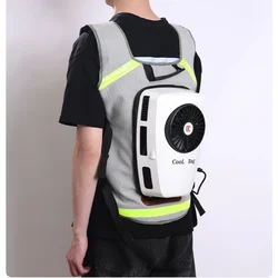 Cooling Air Conditioning Cooling Outdoor Refrigeration Vest Clothes Fan Work Clothes Cool Vest Work Clothes