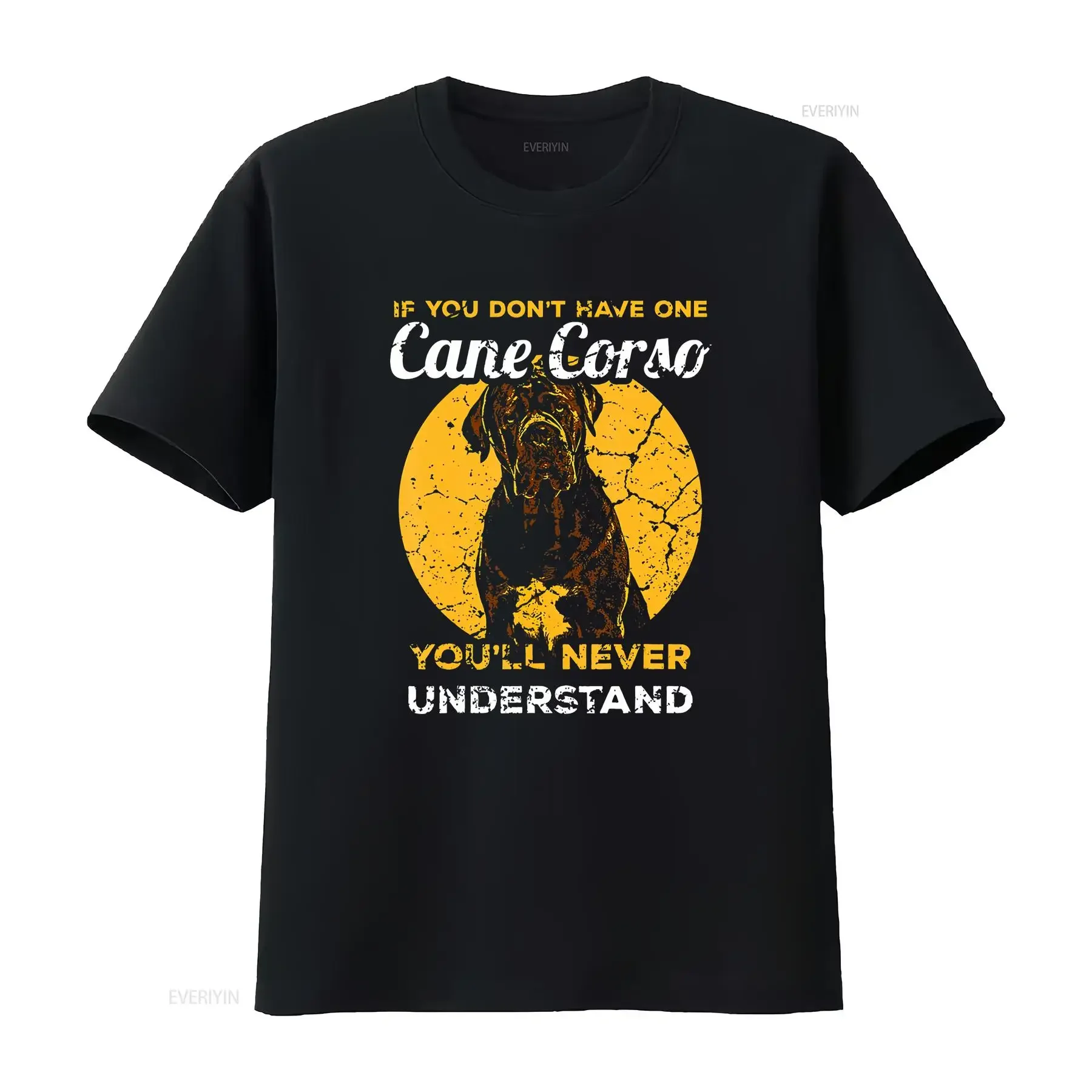 NWT Cane Corso Italian Mastiff Head Dog Pet T Shirt long or short sleeves vintage Washed Casual Versatile Breathable homme