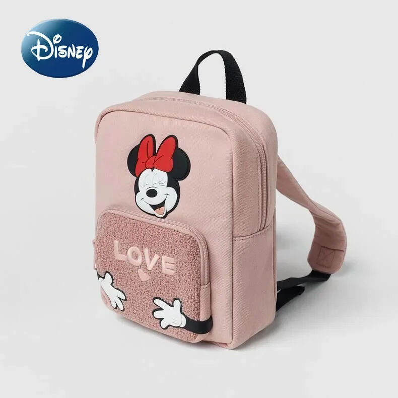 Minnie backpack cute pink cartoon fashion kindergarten children's school bag trendy casual backpack girl's school bag