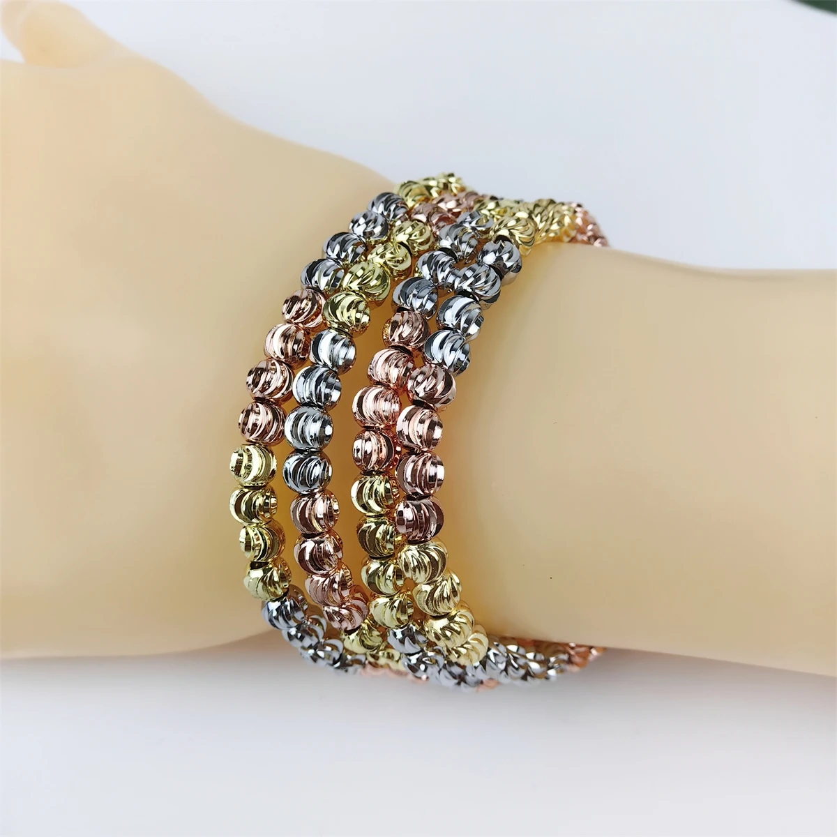 TITI Fashion luxury 4-piece/set Colors bead bracelet Dubai high-quality women jewelry accessories