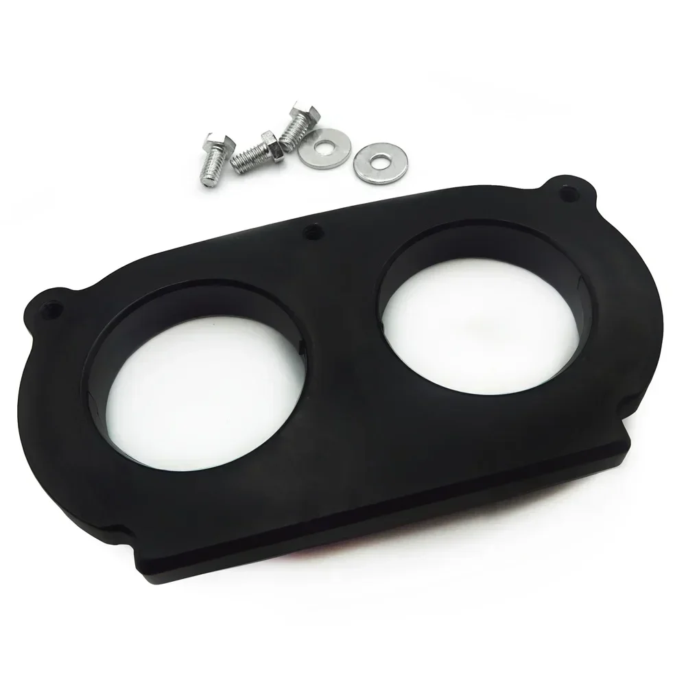 

Motorcycle Air Filter Intake Adapter for Yamaha Raptor 660/686 All Years Aftermarket Motor Parts Black ABS Plastic