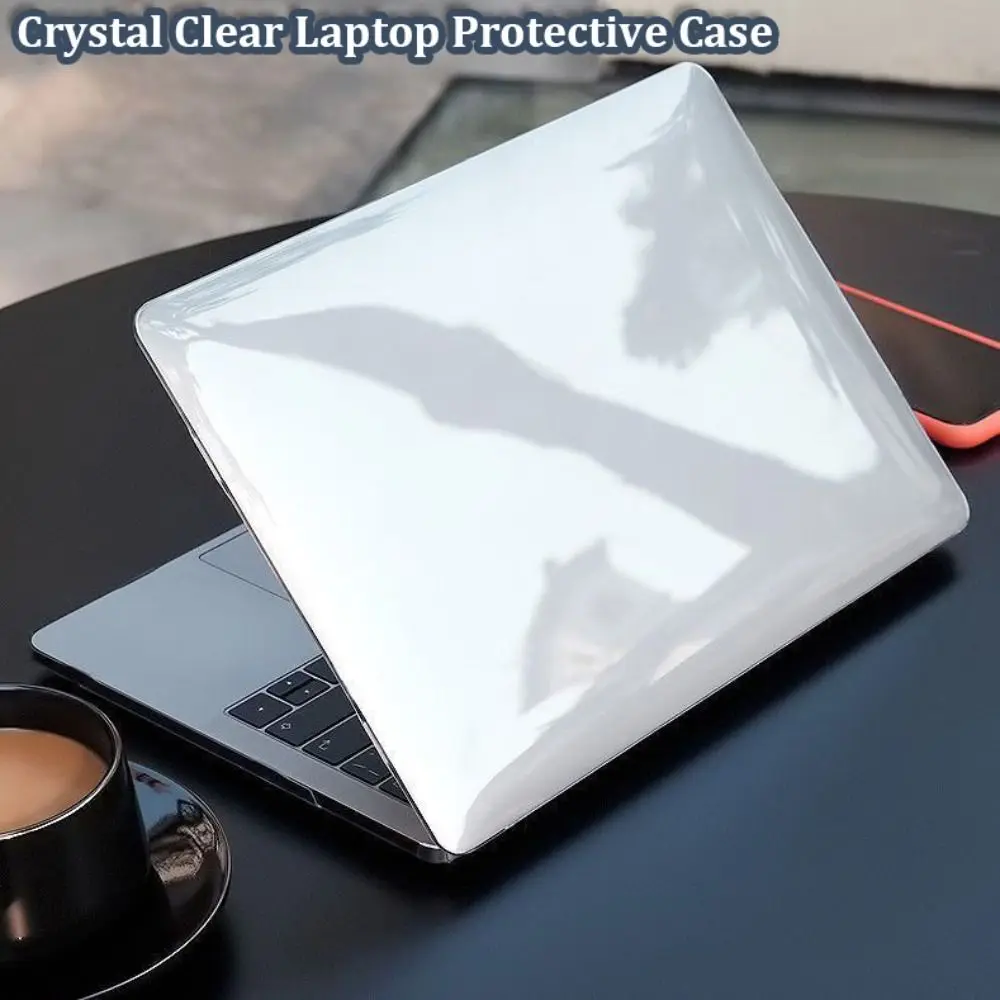 حافظة كمبيوتر محمول شفافة كريستالية مقاومة للصدمات ومقاومة للخدش وغطاء صلب لجهاز Macbook Air/Mac Book Pro #3