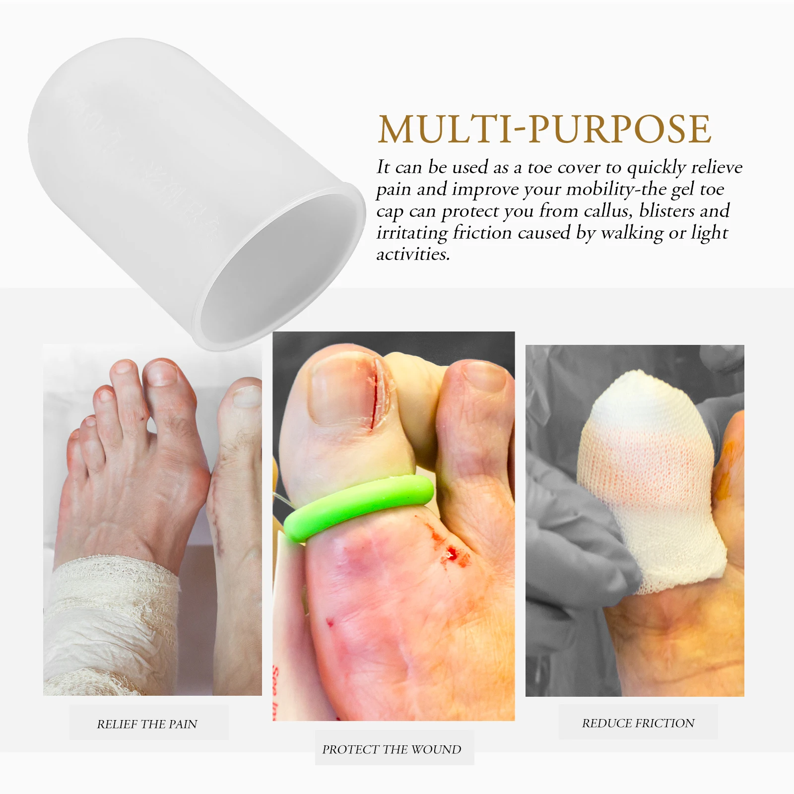 20 قطعة حماة مقاومة للحرارة عدم الانزلاق المضادة للحرق أكمام الاصبع لورشة المطبخ حماية إصبع يغطي نصائح النقاط #3