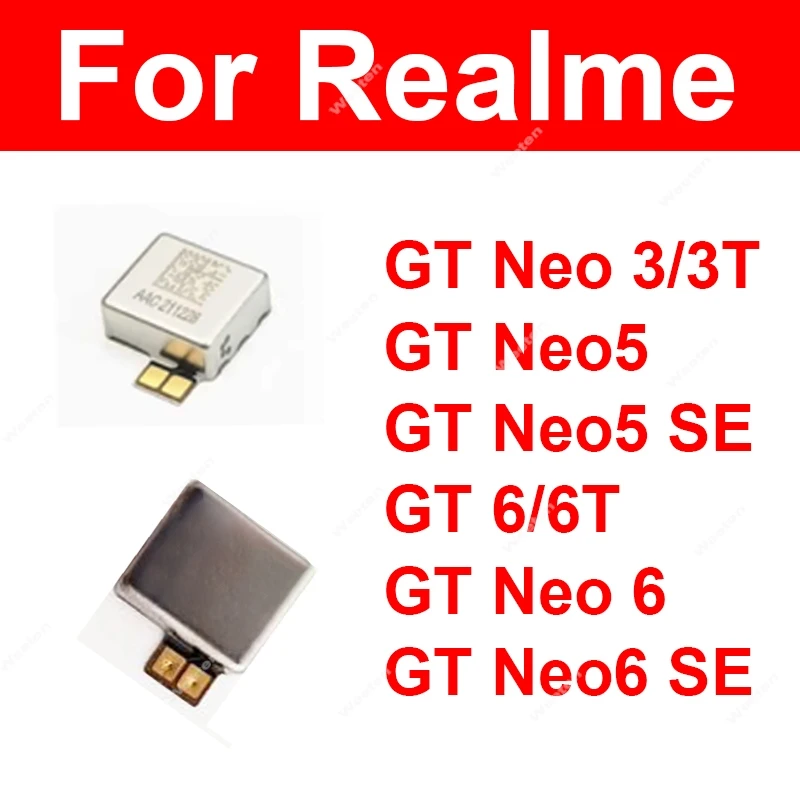 Motor Vibrator For Realme GT Neo 3 3T 5 6 6T SE Motor Vibration Replacement Repair Parts