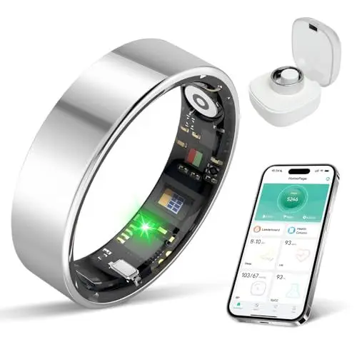 stainless-steel-smart-ring-health-monitoring-heart-rate-sleep-waterproof-for-men-and-women-sports-tracking