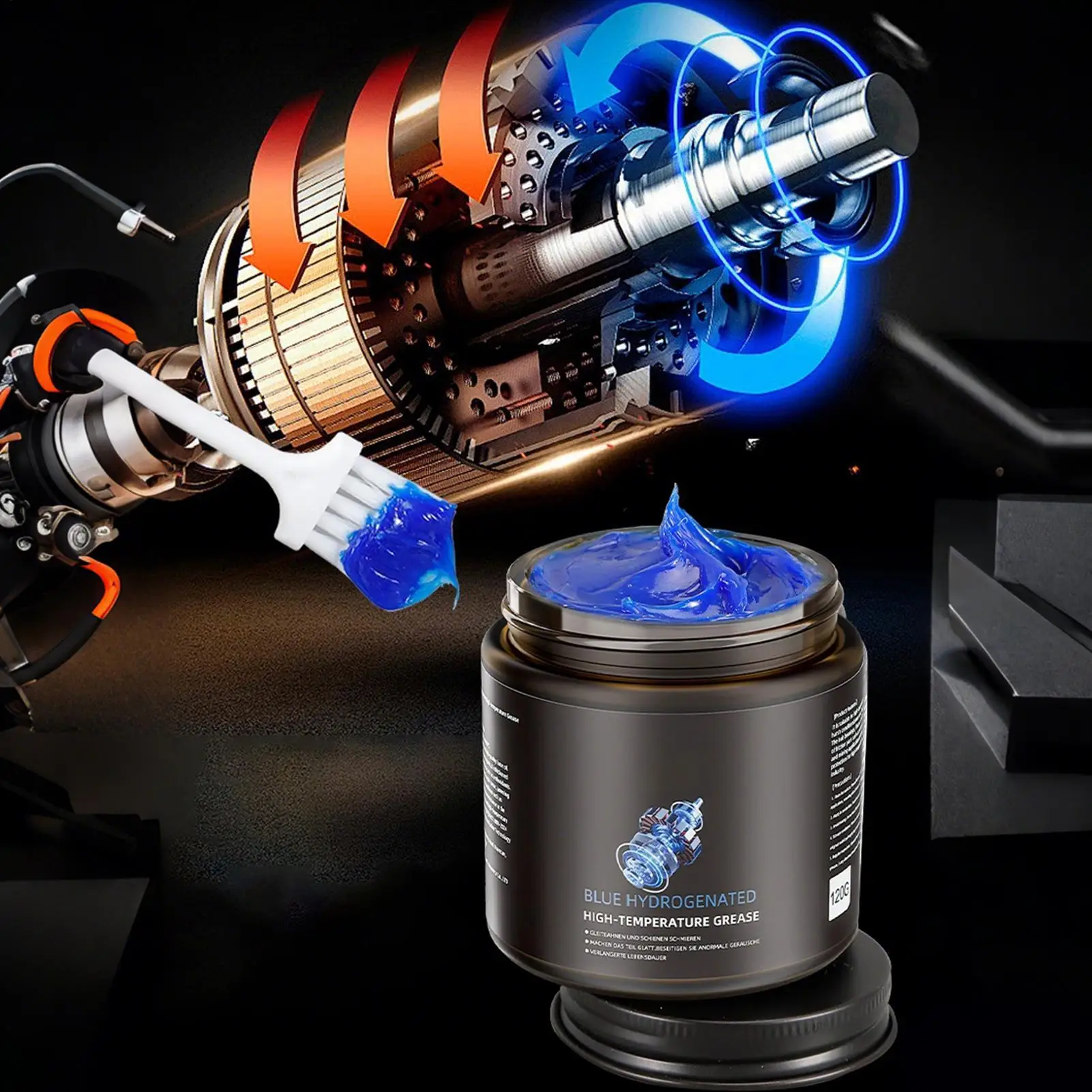 Waterproof High Temp Wheel Bearing Grease Heat-resistant Anti-friction Lubricants Universal Wheel Bearing Lubricating Grease