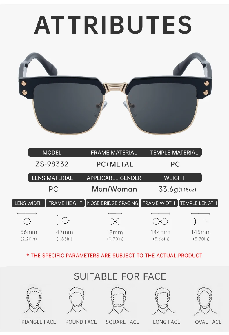 Steampunk Polarisierte Quadratische Sonnenbrille für Herren 2026 Luxusmarke Vintage Punk Metall Outdoor UV400 Sonnenbrillen Klassische Fahrbrillen – Detail 11