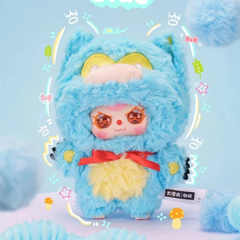 Presale 30 يوما حقيقية الطفل ثلاثة ارتداء الدب سلسلة الفينيل أفخم صندوق أعمى لعبة عصرية جمع هدايا عيد الميلاد اليدوية #4