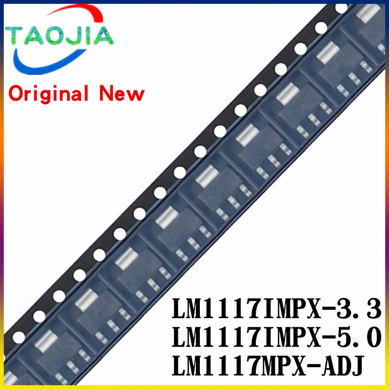 10pcs/lot LM1117IMPX-3.3 N05B LM1117IMPX-5.0 N06B LM1117MPX-ADJ N03A BM1117-ADJ BM1117 SOT-223