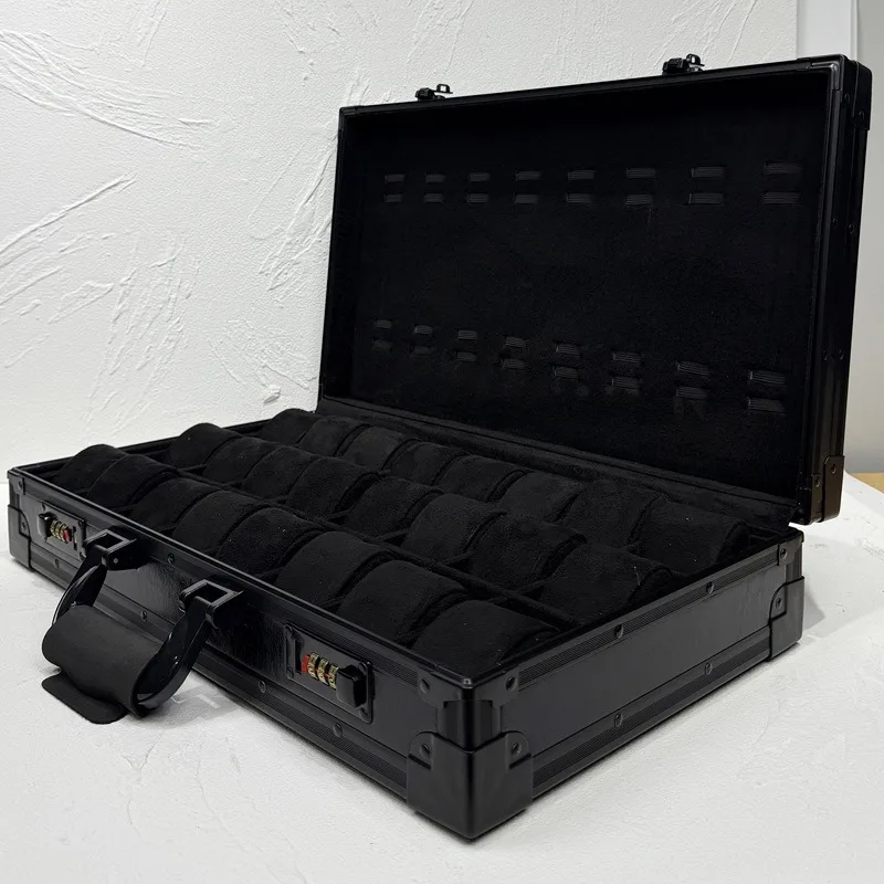 Leather Watch Storage Box Large Luxury Watches Organizer Cases Men's Travel Watches Display Case Waterproof Wristwatch Boxes