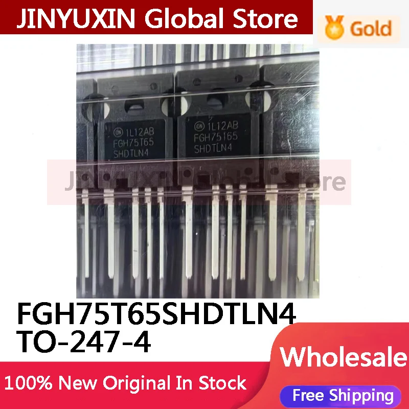 2-5Pcs FGH75T65 SHDTLN4 FGH75T65SHDTLN4 75T65SHDTLN4 TO-247-4 650V 75A  In Stock IC Wholesale