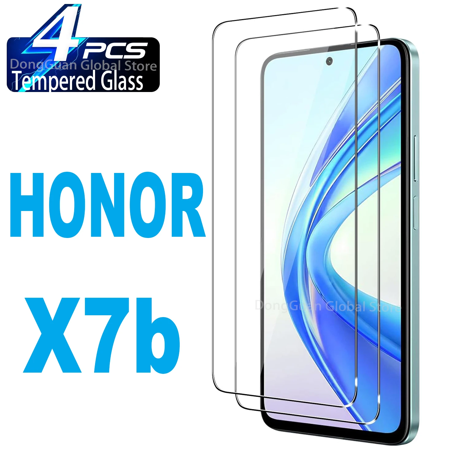 

6.8" Tempered Glass For HONOR X7b Screen Protector Glass Film