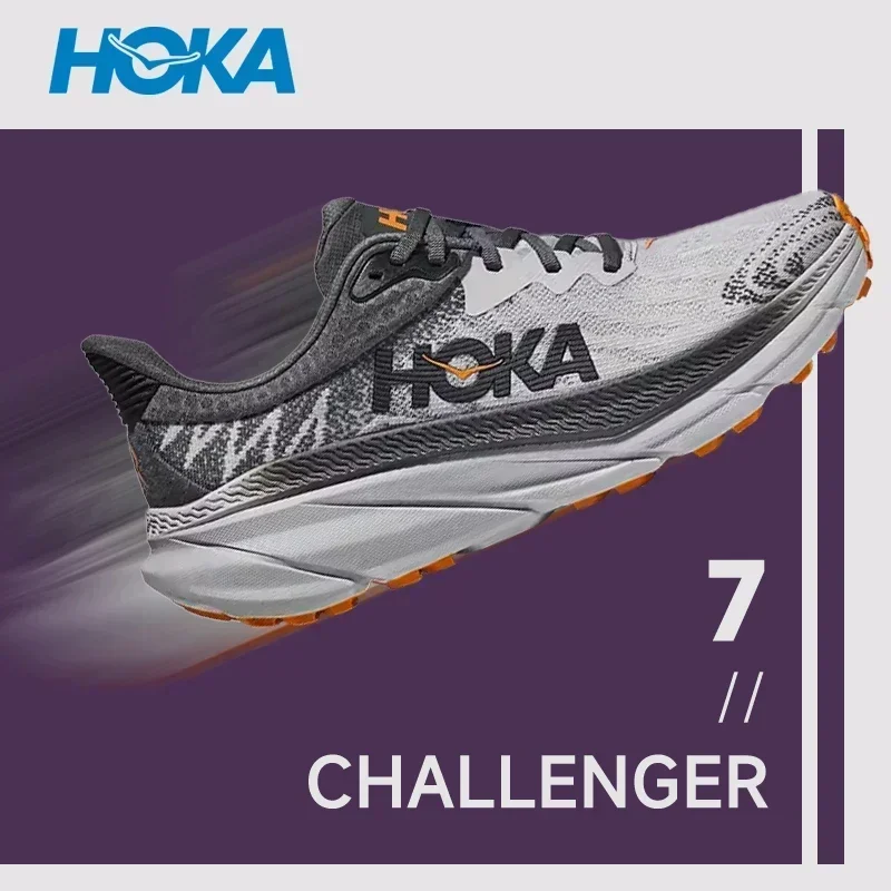 HOKA  Challenger 7  Men Running Shoes Outdoor Road Sneakers Cushioning Elasticity Marathon Shoes Trail Trekking Tennis Sneakers