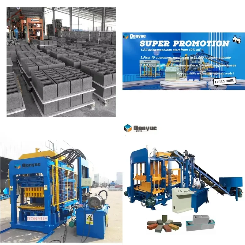 2026 CE QT4-15 Fully Automatic Hydraulic Paver Block Machine Concrete Interlocking Brick Making Machine Production Line